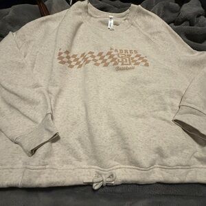 Women’s Padres Cropped Sweater- Size XL- NWOT
